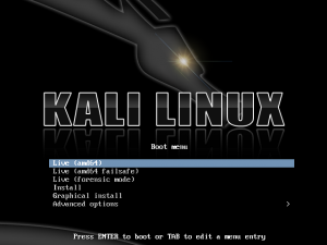 kali linux bootable