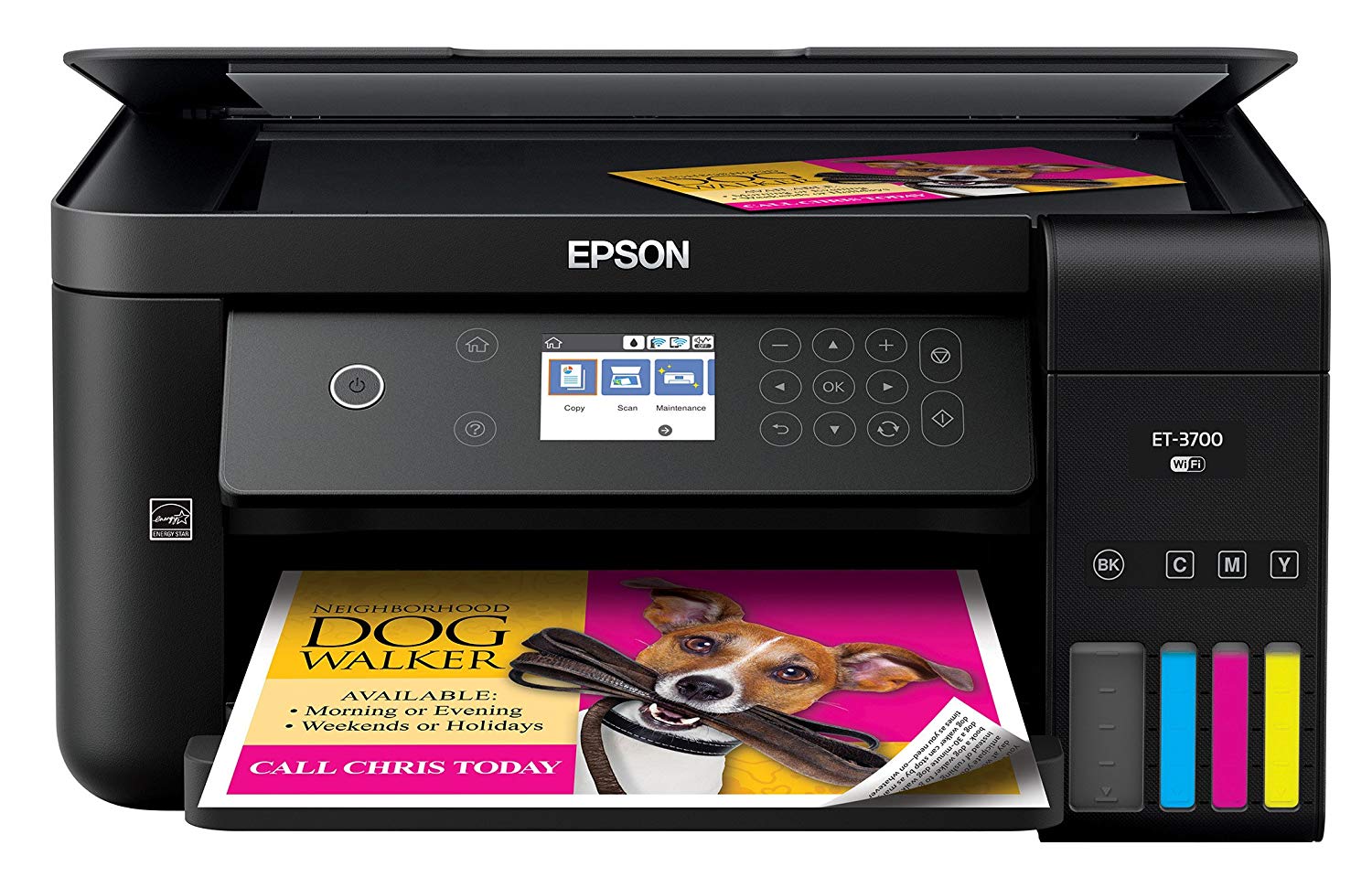 Epson Expression Et 3700 Ecotank Printer 