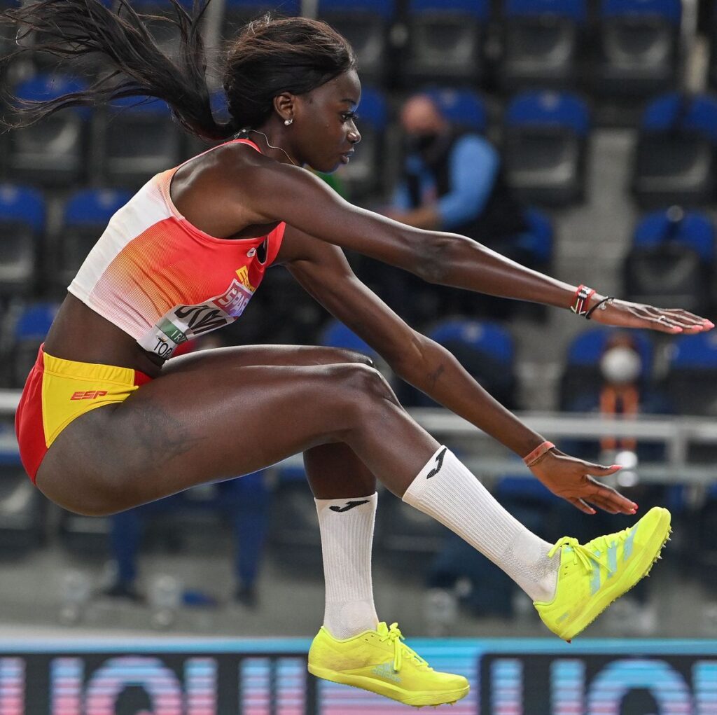 Fatima Diame is a Spanish athlete star in long, triple, and 60-meter jump