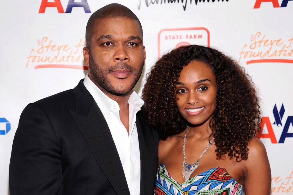 Gelila Bekele with Tyler Perry